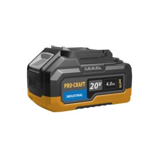 Battery20_4_industrial_.jpg Акумуляторна батарея Procraft Battery20/4 industrial (20В, 4Аг) Type-c