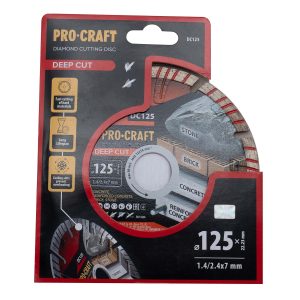 DC125_1.jpg Алмазний диск Procraft DC125 125мм 22,23мм 2.4 мм