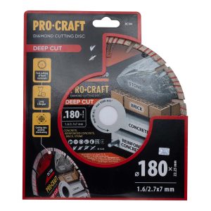 DC180_1.jpg Алмазний диск Procraft DC180 180мм 22,23мм 2.7 мм