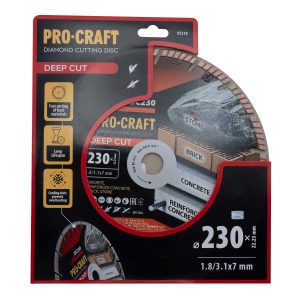 DC230_1.jpg Алмазний диск Procraft DC230 230мм 22,23мм 3.1 мм